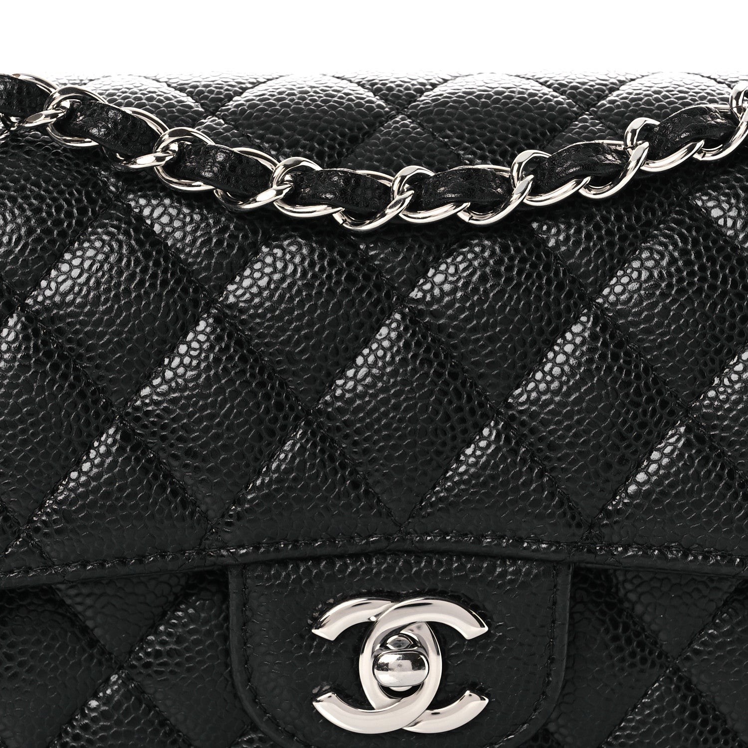 Chanel Caviar Quilted Small Double Flap Black 8 of 10