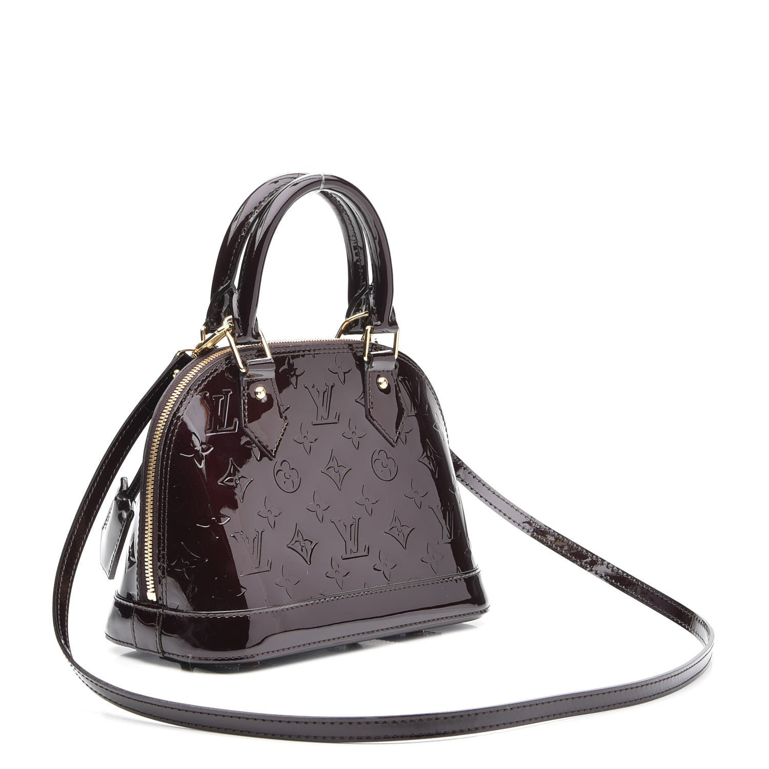 Louis Vuitton Vernis Alma BB Amarante 4 of 7