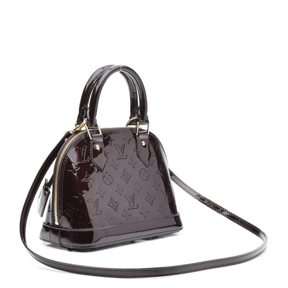 Louis Vuitton Vernis Alma BB Amarante 4 of 7