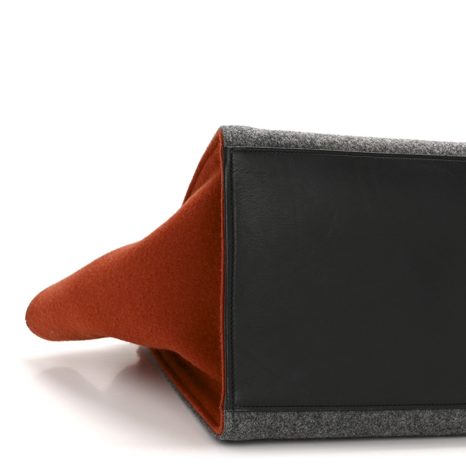 Celine Felt Smooth Calfskin Tri-color Medium Trapeze Brick 9 of 12