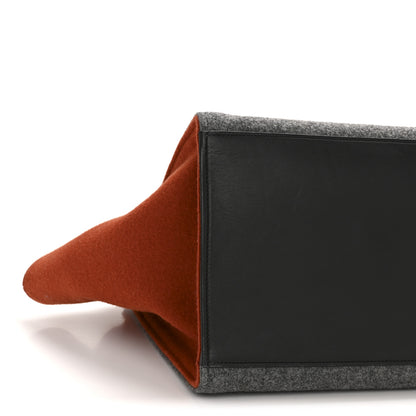 Celine Felt Smooth Calfskin Tri-color Medium Trapeze Brick 9 of 12