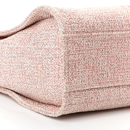 Chanel Lurex Boucle Small Deauville Tote Pink 9 of 12