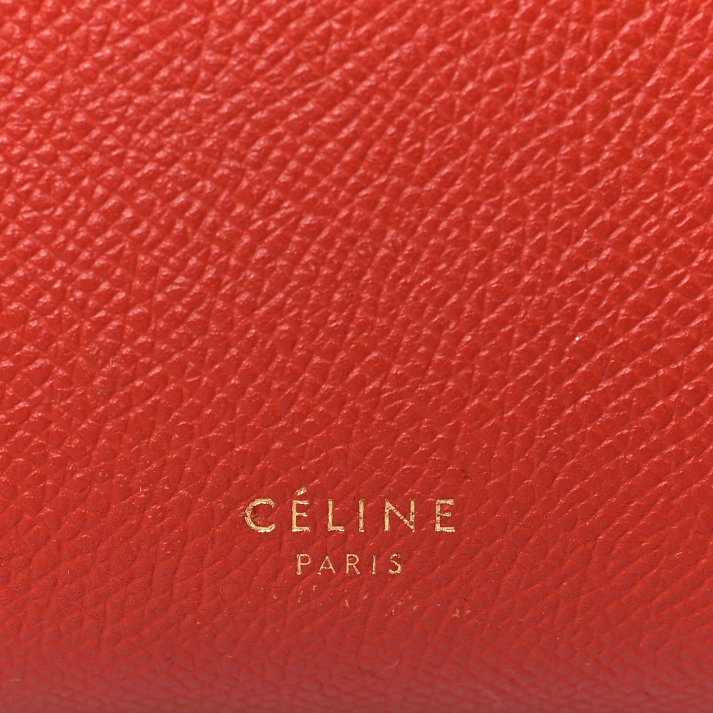 Grained Calfskin Nano Belt Bag Coquelicot