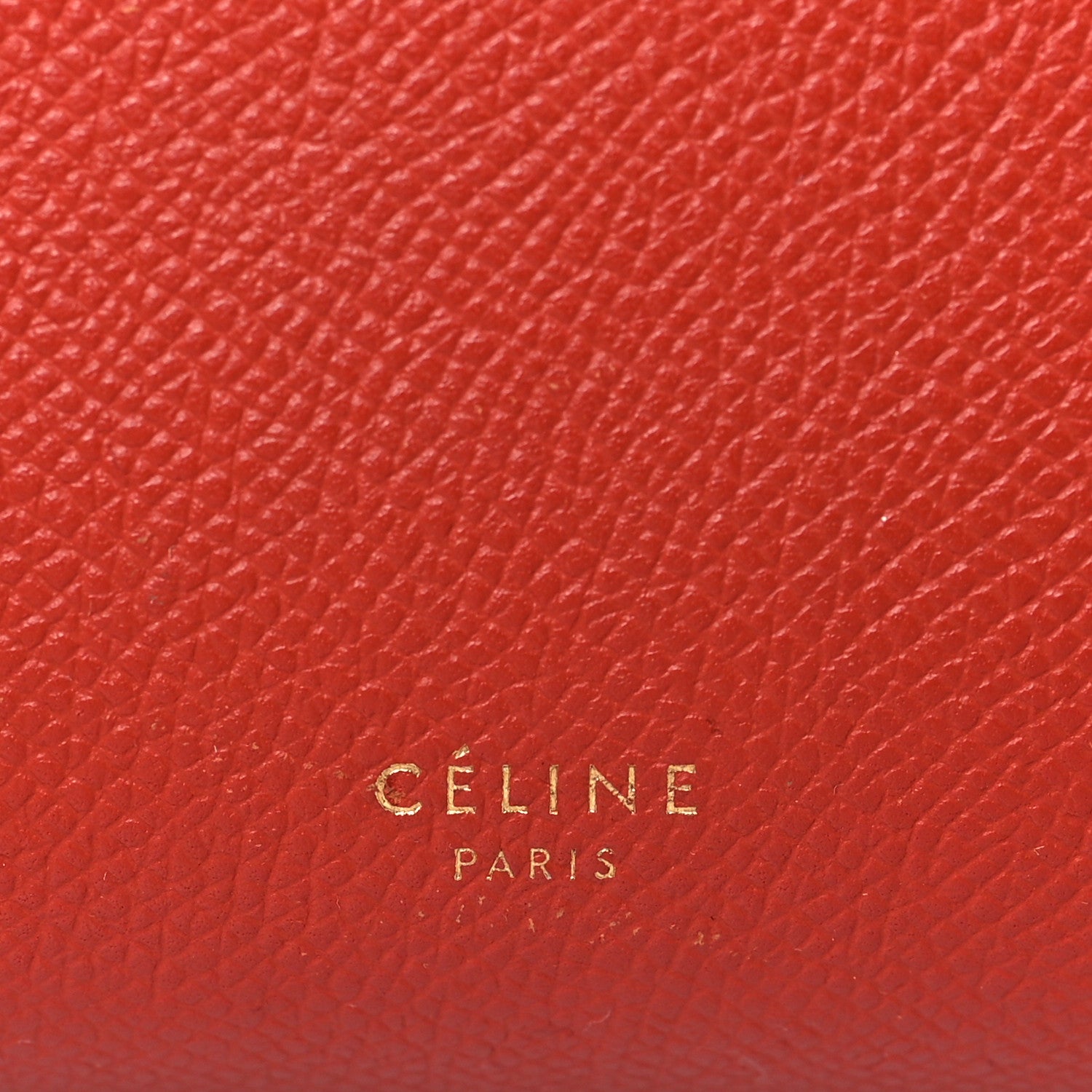 Celine Grained Calfskin Nano Belt Bag Coquelicot 6 of 12