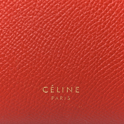 Celine Grained Calfskin Nano Belt Bag Coquelicot 6 of 12