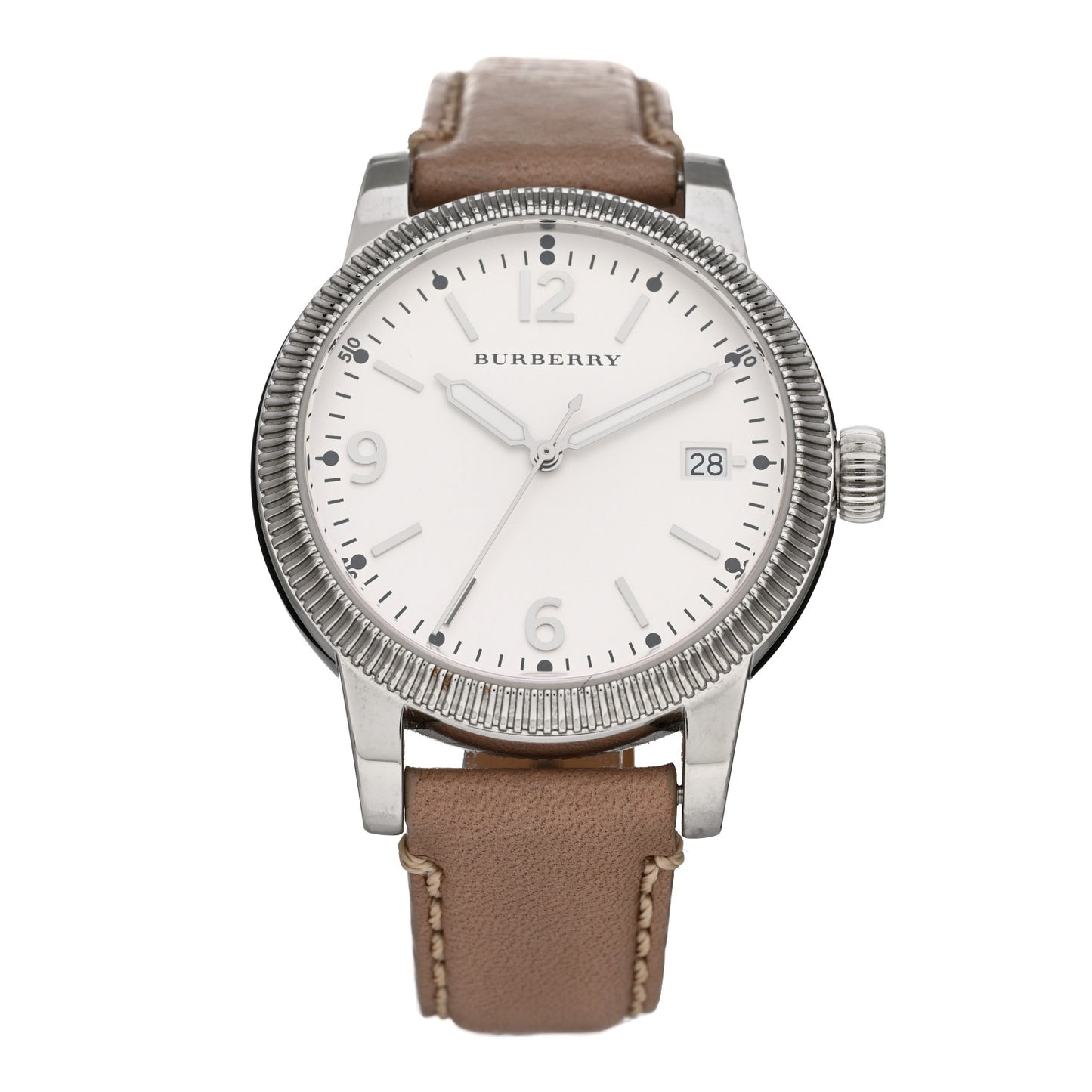 Stainless Steel Calfskin 38mm The City Quartz Watch BU7822