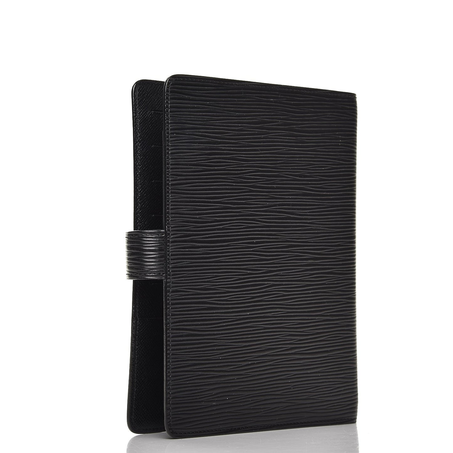 Epi Medium Ring Agenda Cover Black