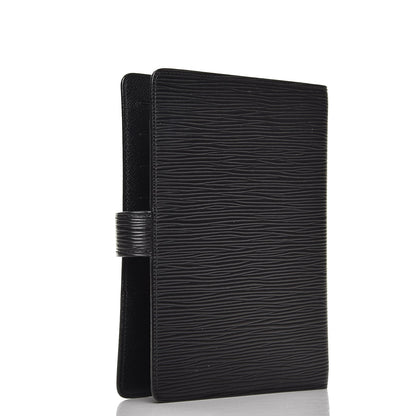 Louis Vuitton Epi Medium Ring Agenda Cover Black 3 of 6