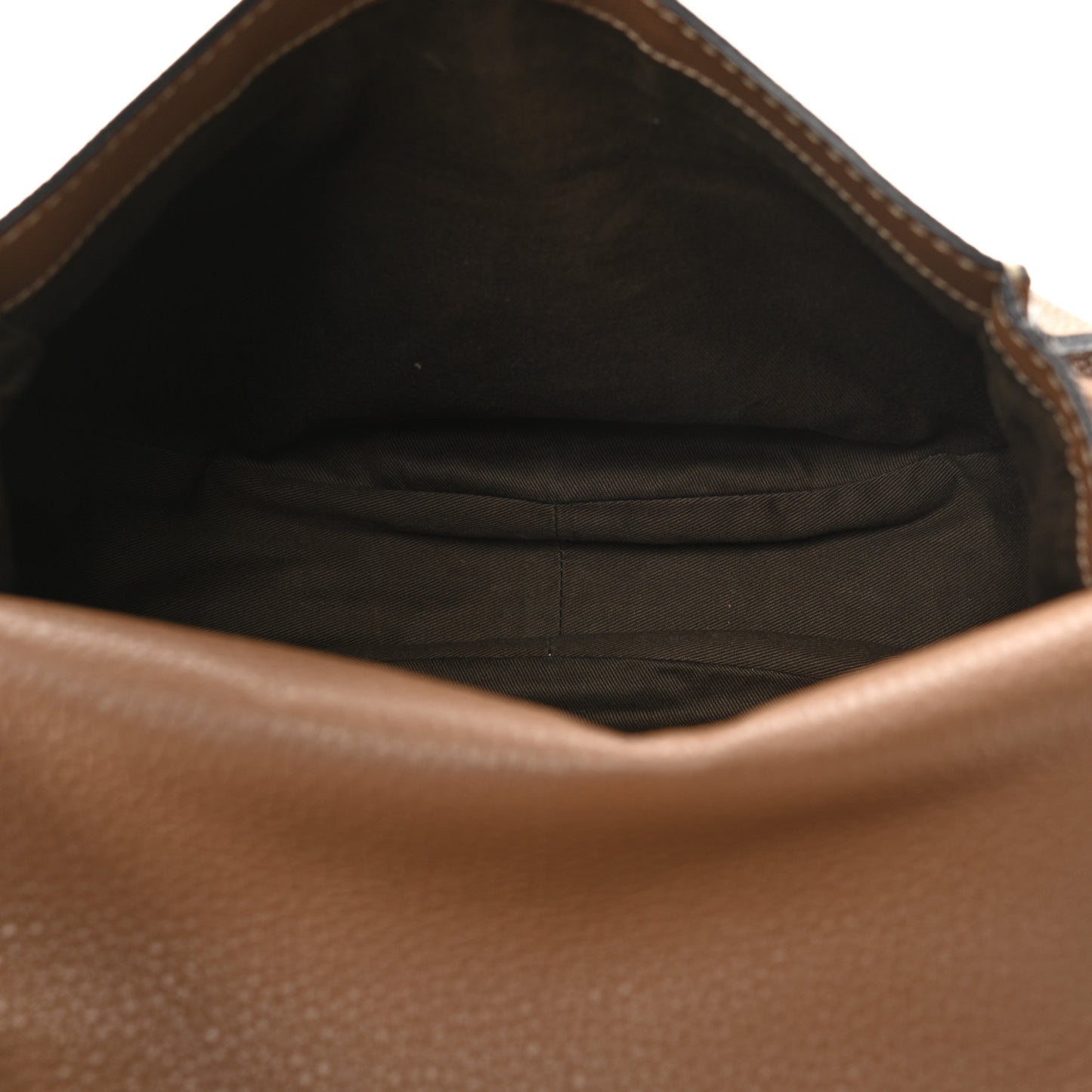 Calfskin Medium Marcie Round Crossbody Bag Nut