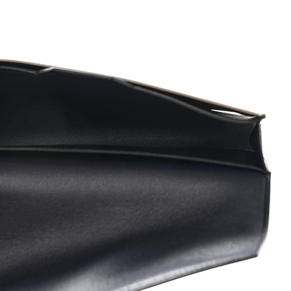 Hermes Evergrain Lizard Passant Long Wallet Black Ombre 6 of 9
