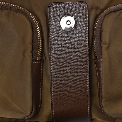 Prada Nylon Saffiano Vela Messenger Bag 10 of 15