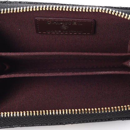 Chanel Caviar Quilted Zip Coin Purse Black 5 of 8