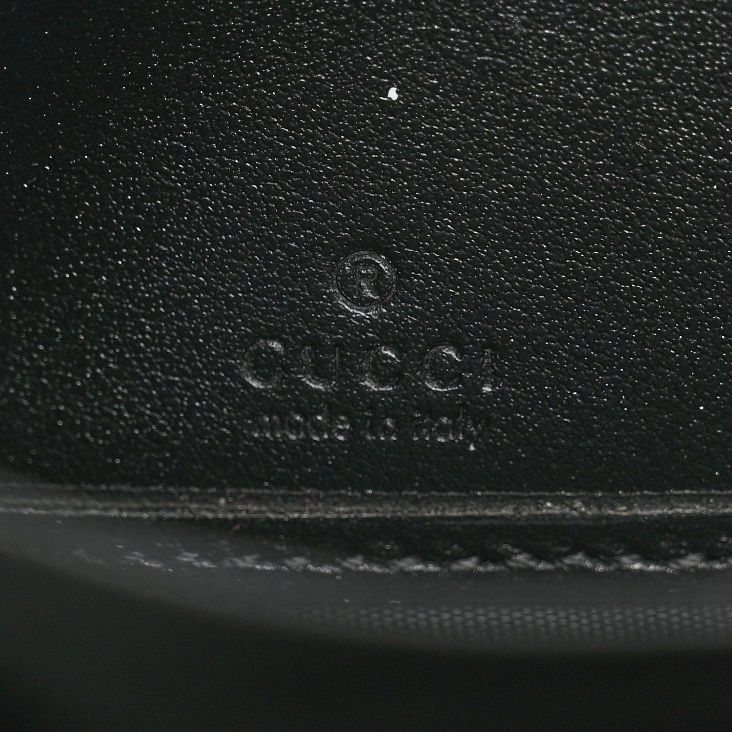 Gucci Calfskin Matelasse GG Marmont Zip Around Wallet Black 5 of 12