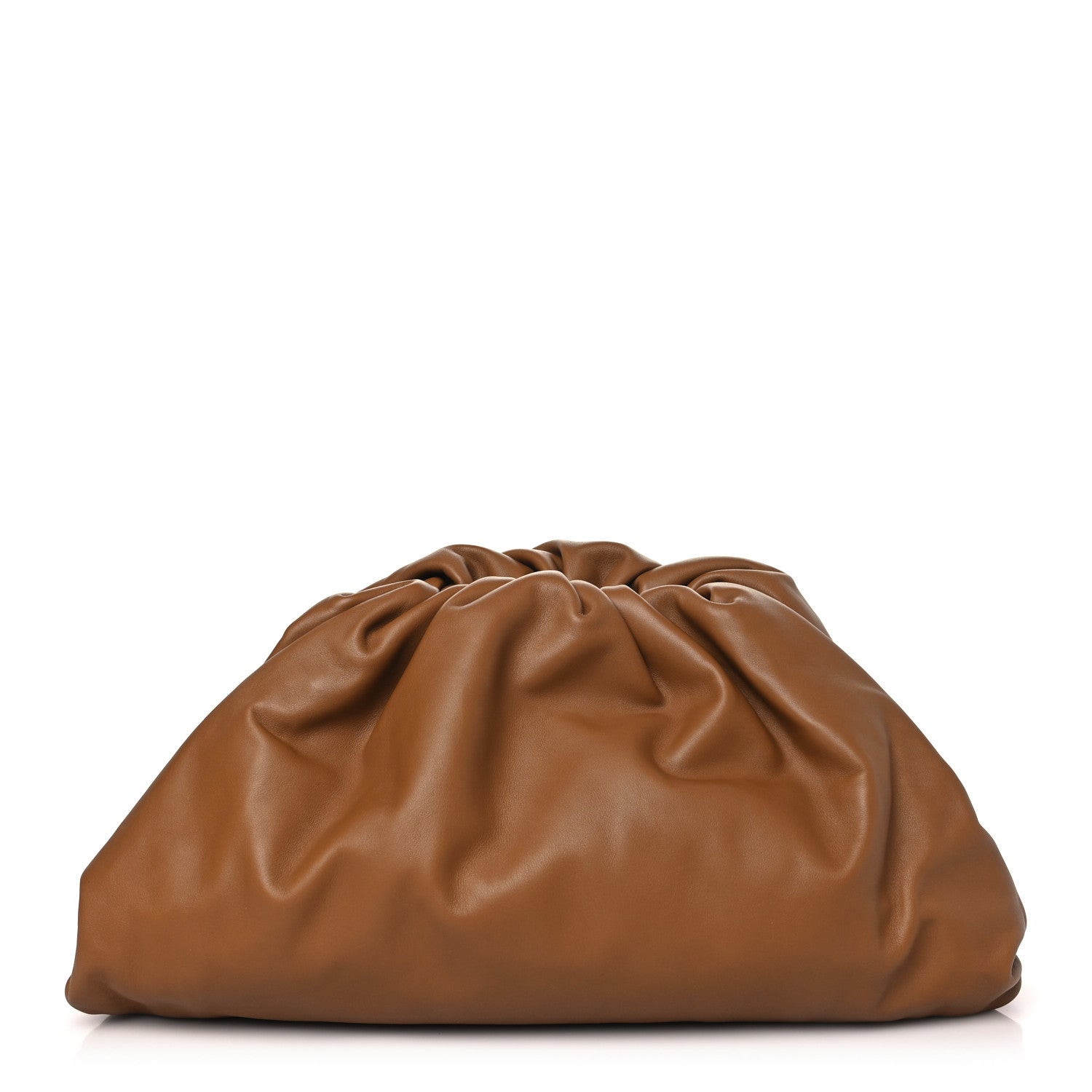 Bottega Veneta Smooth Butter Calf The Pouch Oversized Clutch Cammello 1 of 10