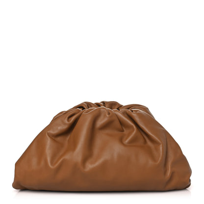 Bottega Veneta Smooth Butter Calf The Pouch Oversized Clutch Cammello 1 of 10