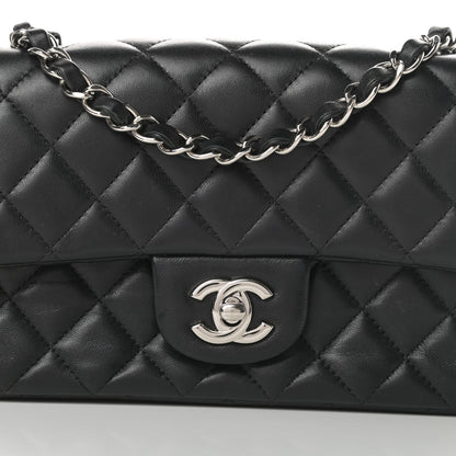 Chanel Lambskin Quilted Mini Rectangular Flap Black 8 of 14