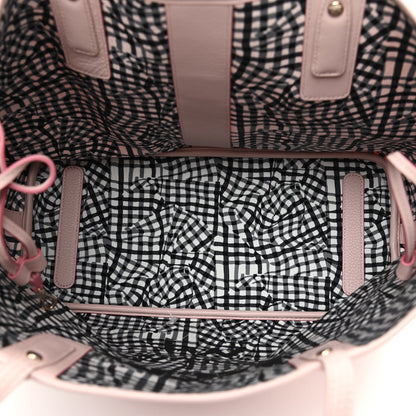MCM Visetos Medium Liz Reversible Shopper Tote Powder Pink 9 of 13