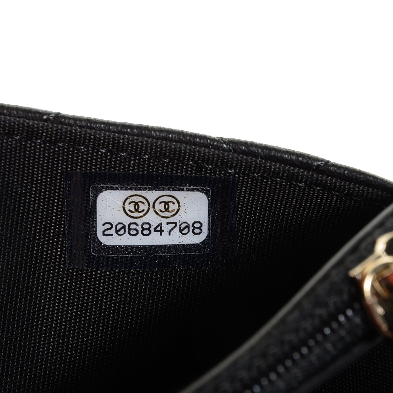 Chanel Lambskin Quilted Boy Wallet On Chain WOC Black 8 of 9