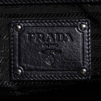 Prada Vitellino Mordo Shoulder Bag Anthracite 6 of 10