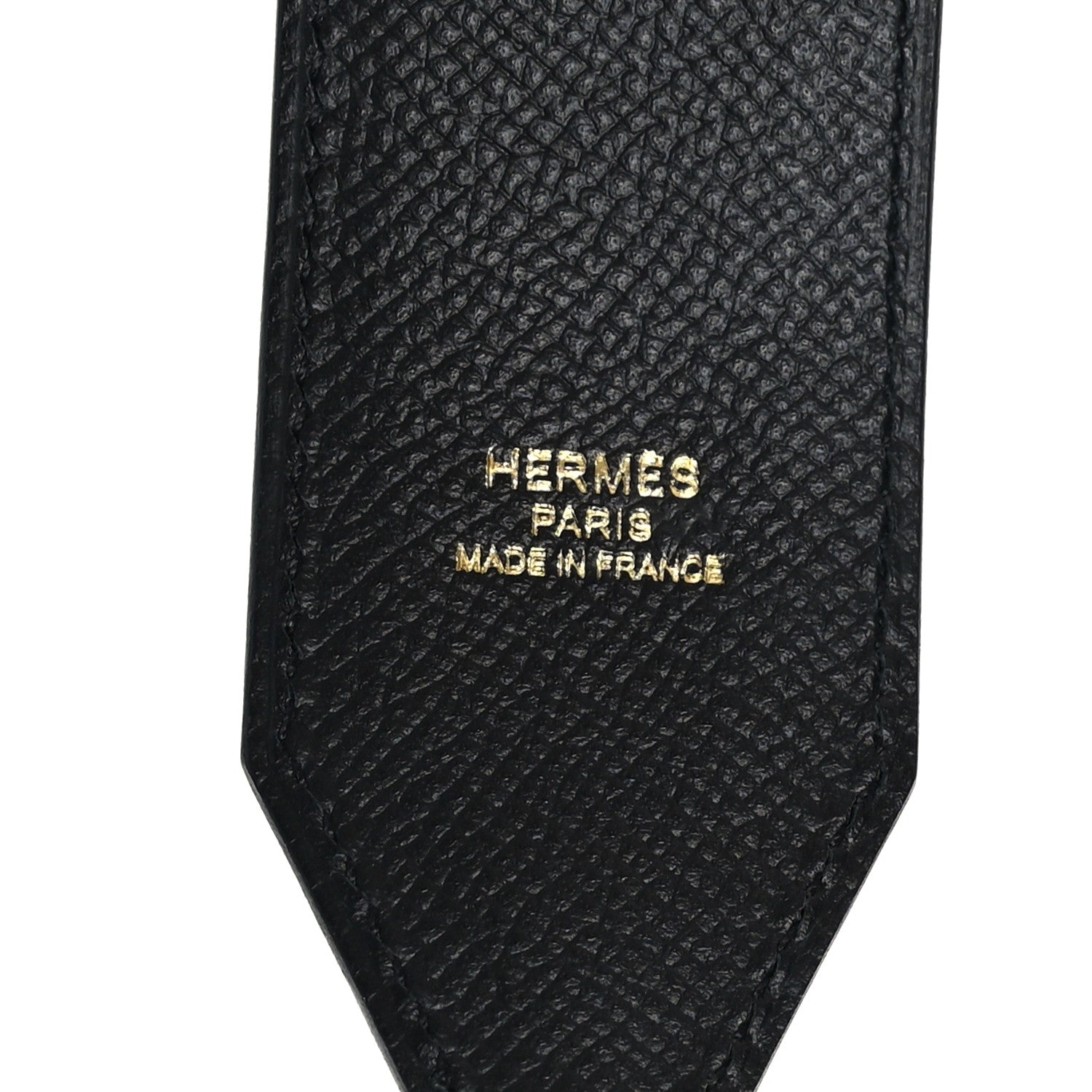 Hermes Epsom 40mm Hexagone Tressage Shoulder Strap Black Craie Gold 4 of 5