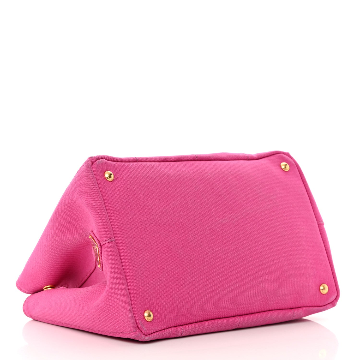 Prada Canapa Small Logo Tote Fuxia 4 of 19