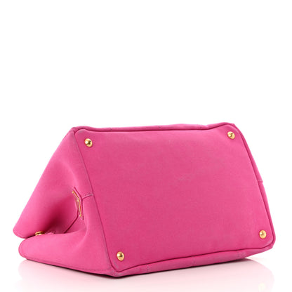 Prada Canapa Small Logo Tote Fuxia 4 of 19