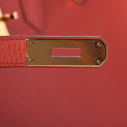 Hermes Taurillon Clemence Birkin 35 Rose Jaipur 29 of 35