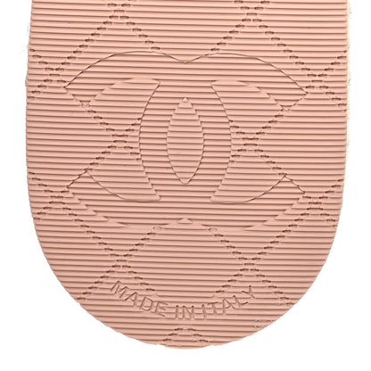 Chanel Velvet Patent CC Espadrilles 36 Pink 9 of 10