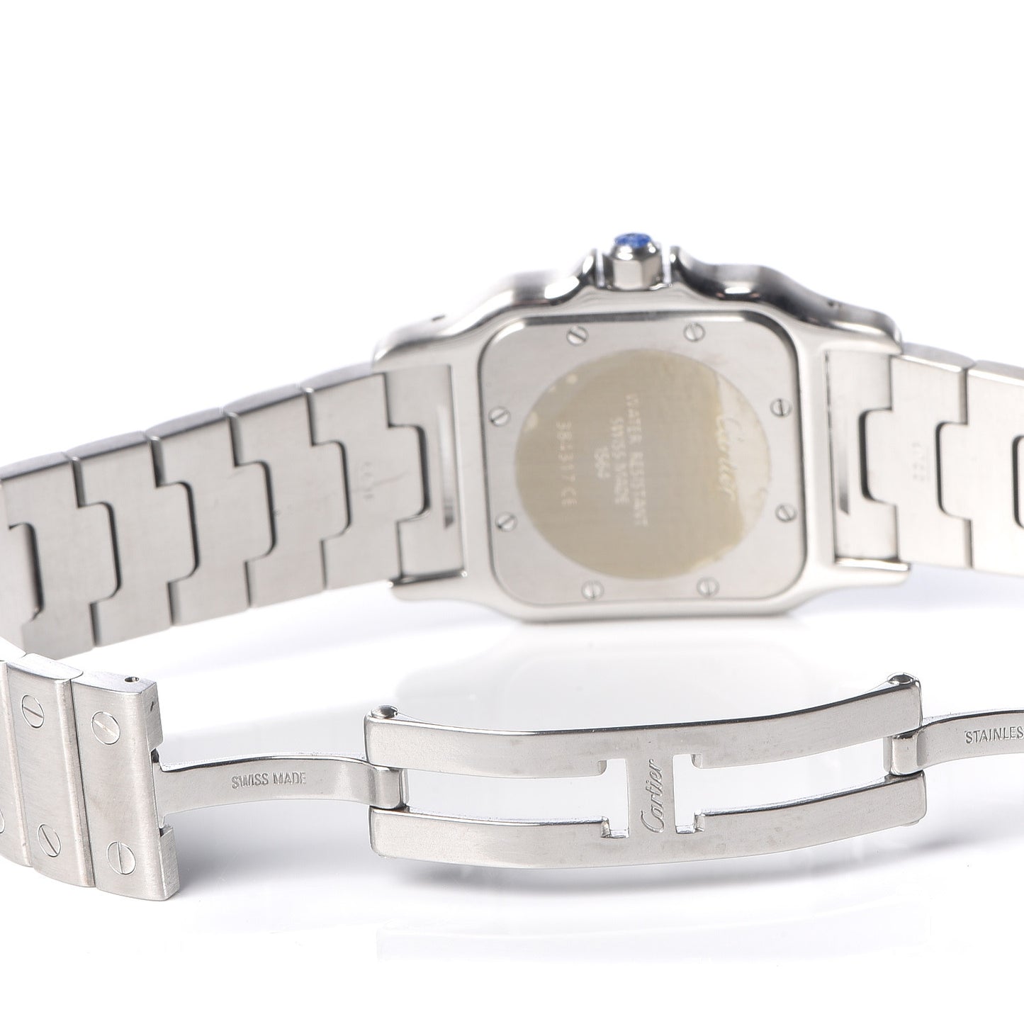 Stainless Steel 29mm Santos De Galbee Quartz Watch