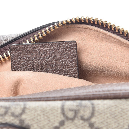Gucci GG Supreme Monogram Web Mini Ophidia Shoulder Bag Brown 7 of 8