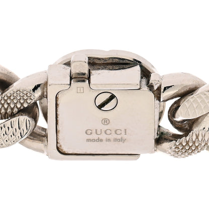 Gucci Script Choker Necklace Silver 6 of 7