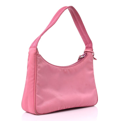 Prada Tessuto Nylon Mini Re-Edition 2000 Bag Begonia 3 of 17