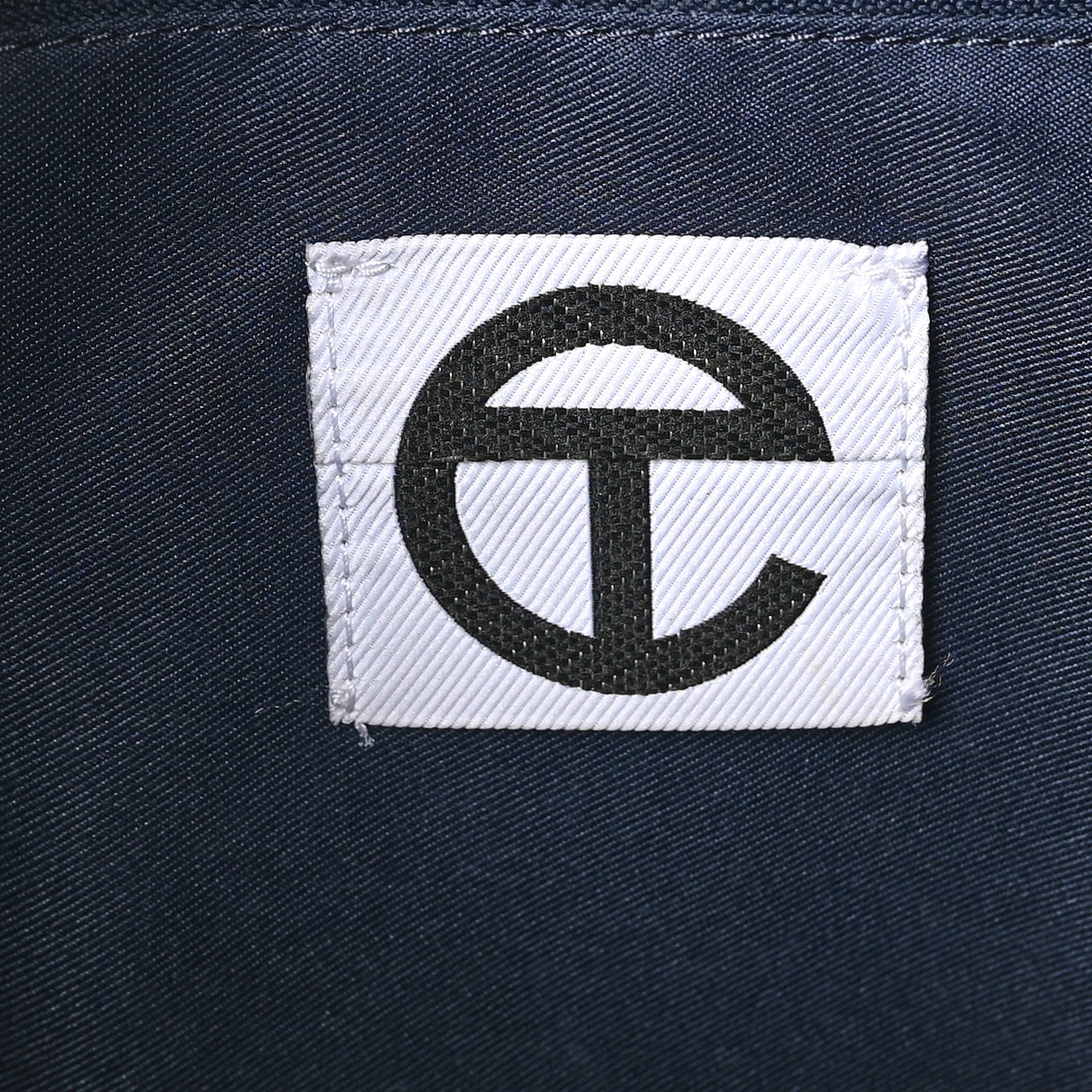 Vegan Leather Medium Shopping Bag Navy