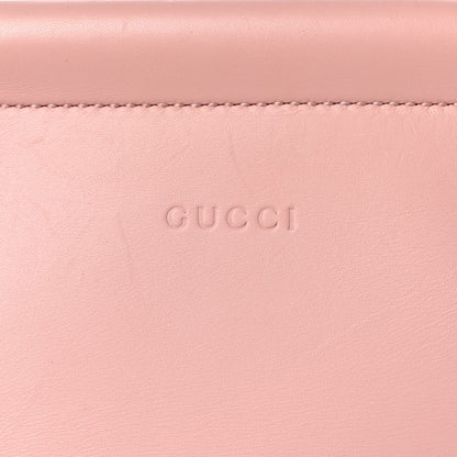Gucci Nappa Bamboo Small Nymphaea Top Handle Bag Perfect Pink 14 of 15
