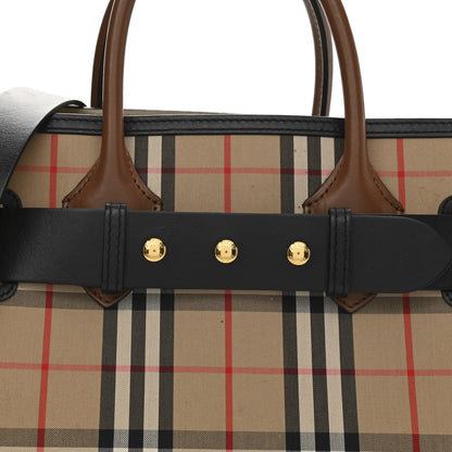 Burberry Calfskin Vintage Check Triple Stud Mini Belt Bag Archive Beige 10 of 15