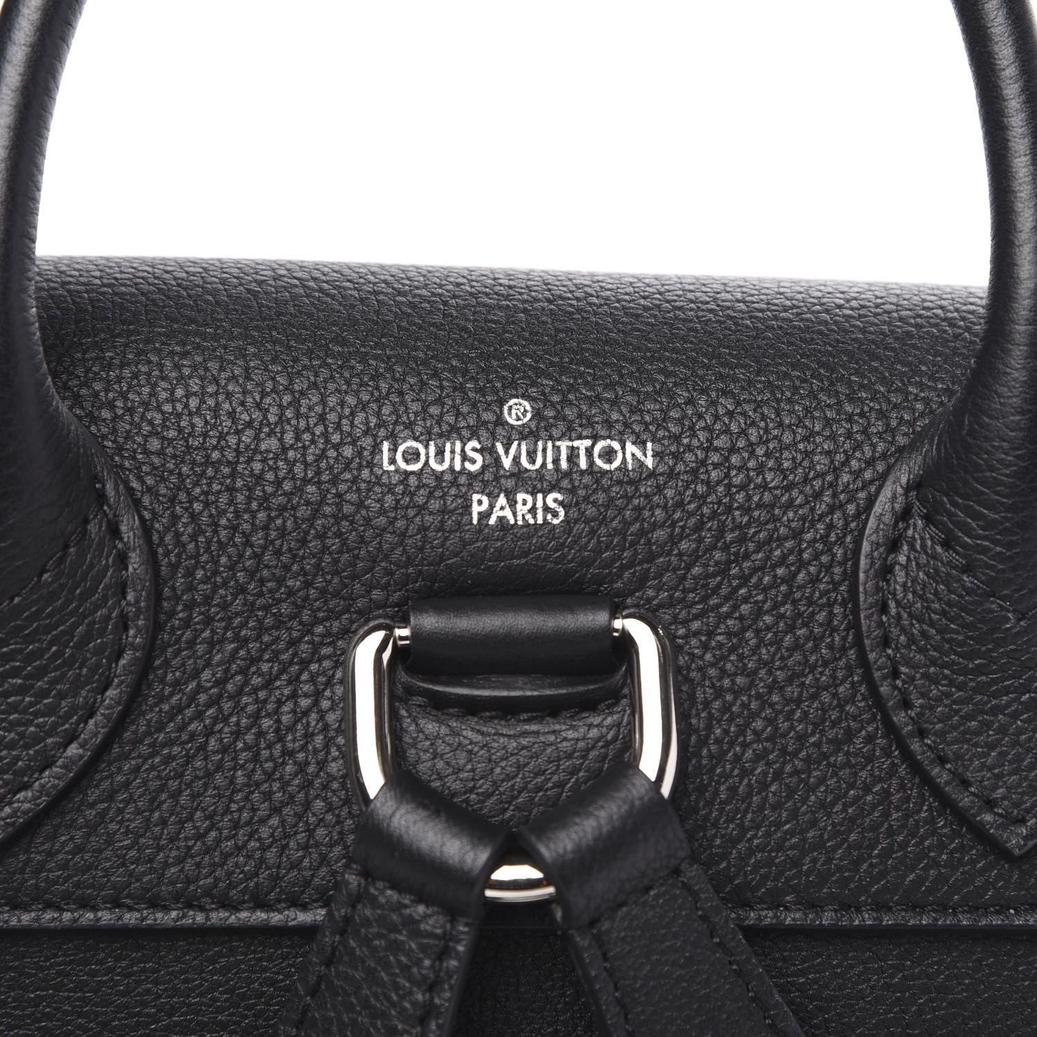 Louis Vuitton Calfskin Lockme Backpack Black 6 of 10