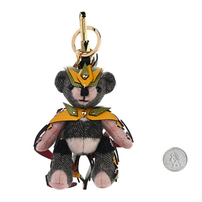 Burberry Cashmere Check Thomas Bear Bag Charm 2 of 4