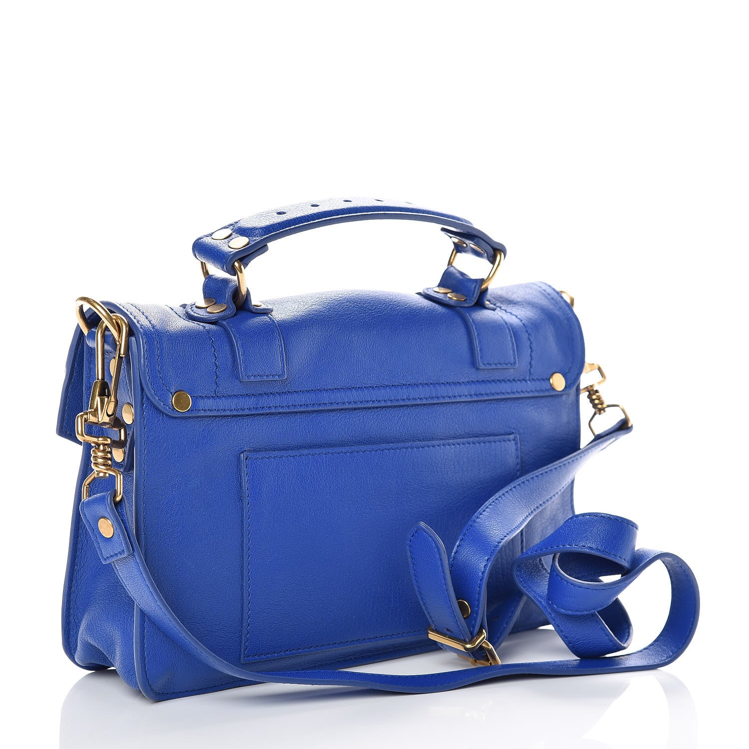 Proenza Schouler Lambskin Tiny PS1 Satchel Royal Blue 3 of 11