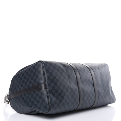 Louis Vuitton Damier Cobalt Keepall Bandouliere 55 4 of 11