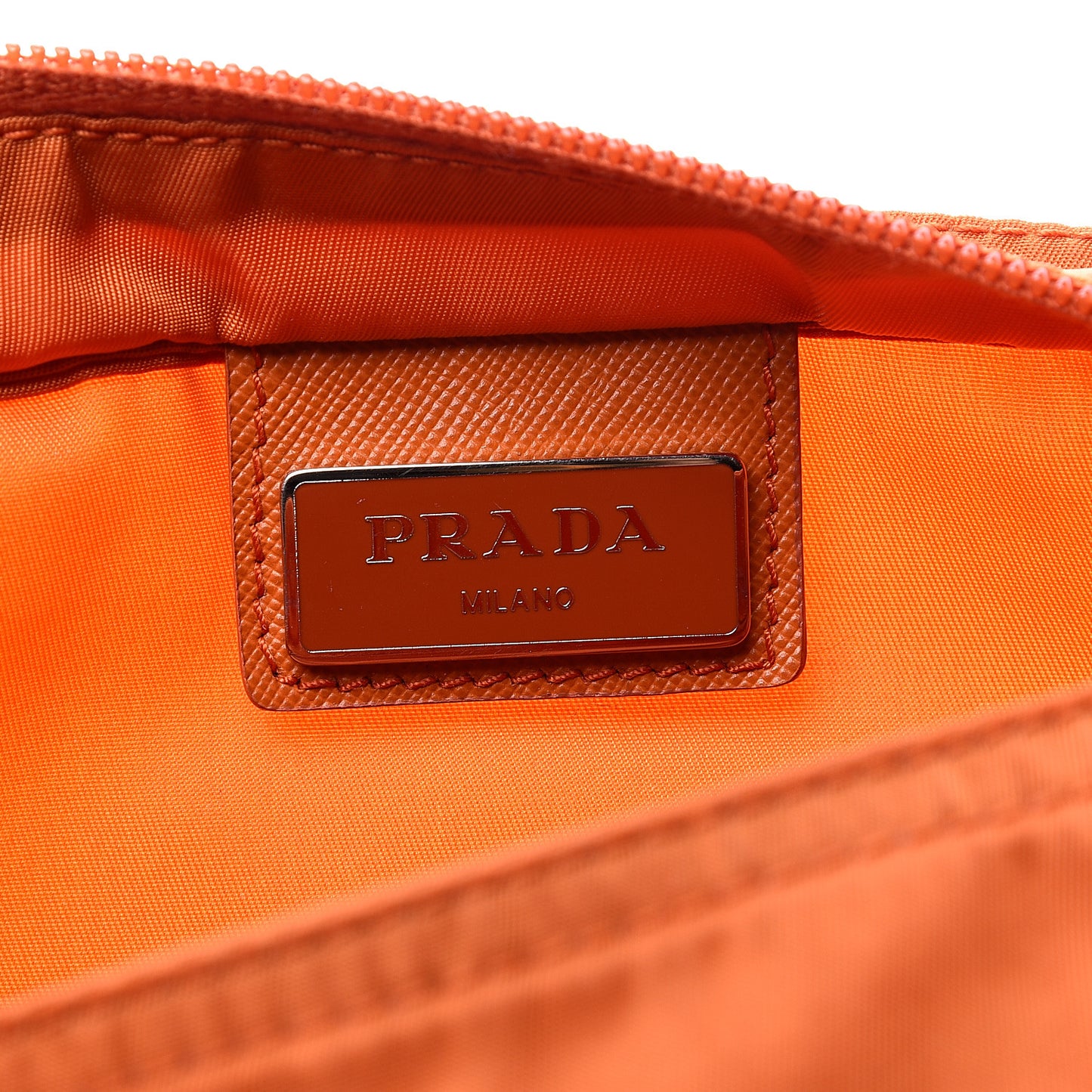 Nylon Vela Flat Messenger Bag Papaya