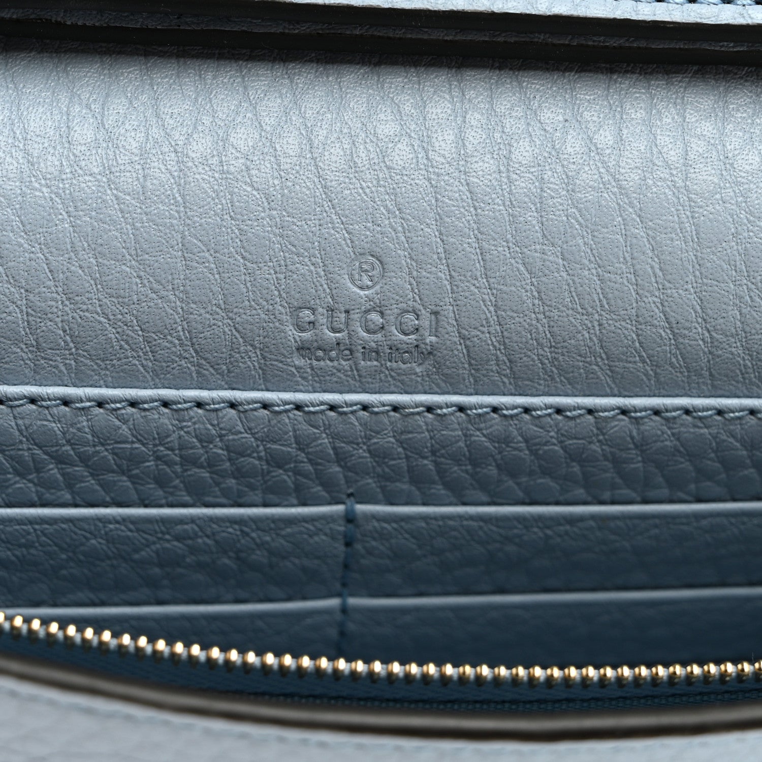 Gucci Calfskin Dionysus NM Chain Wallet Porcelain Light Blue 6 of 10