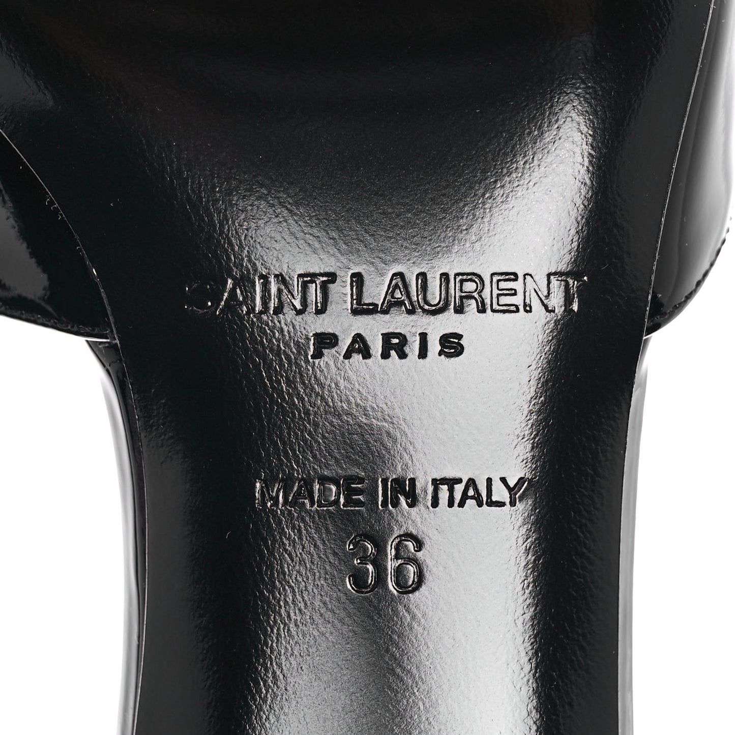 Patent Opyum D'Orsay Pumps 36 Black