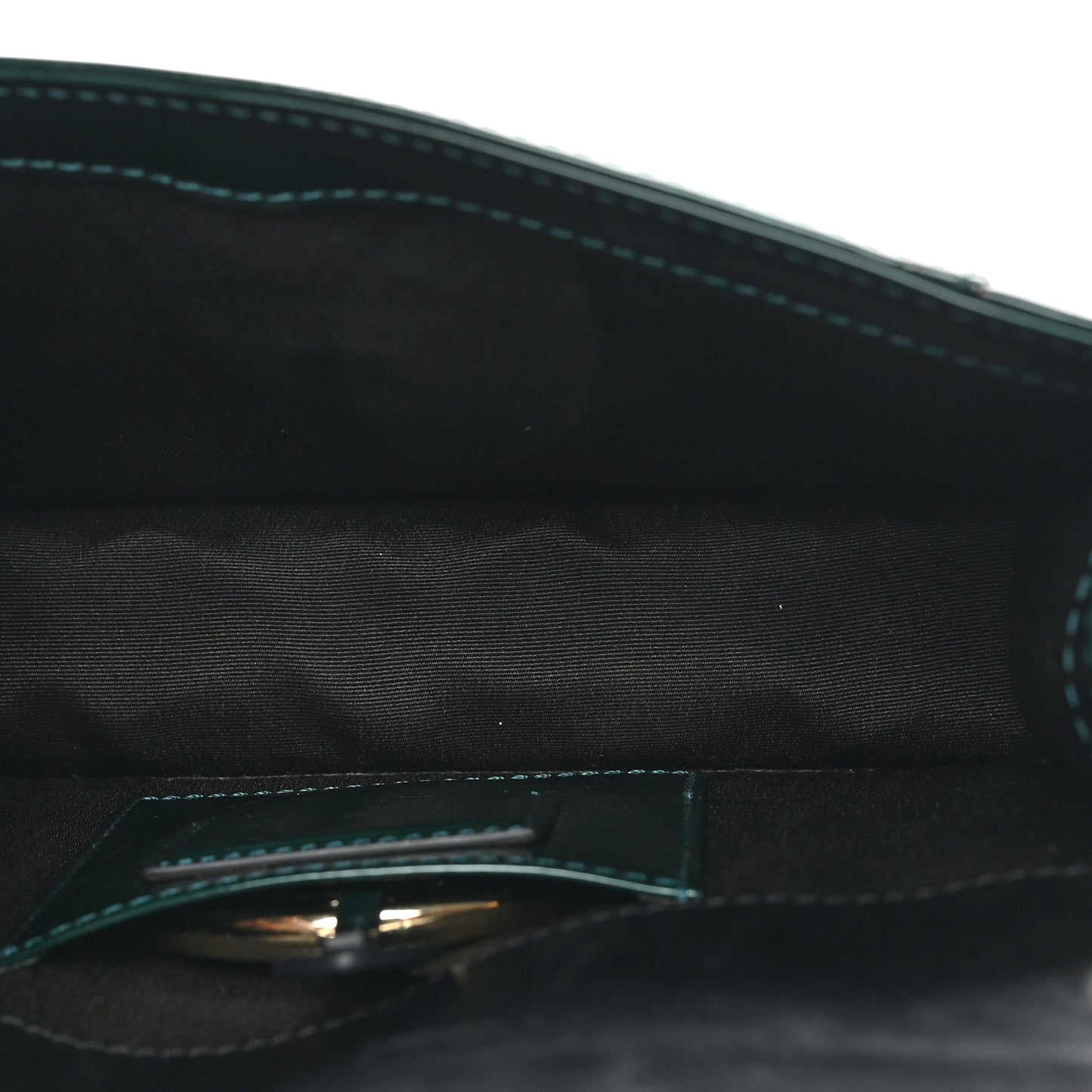 Patent Serpenti Forever Crossbody Emerald
