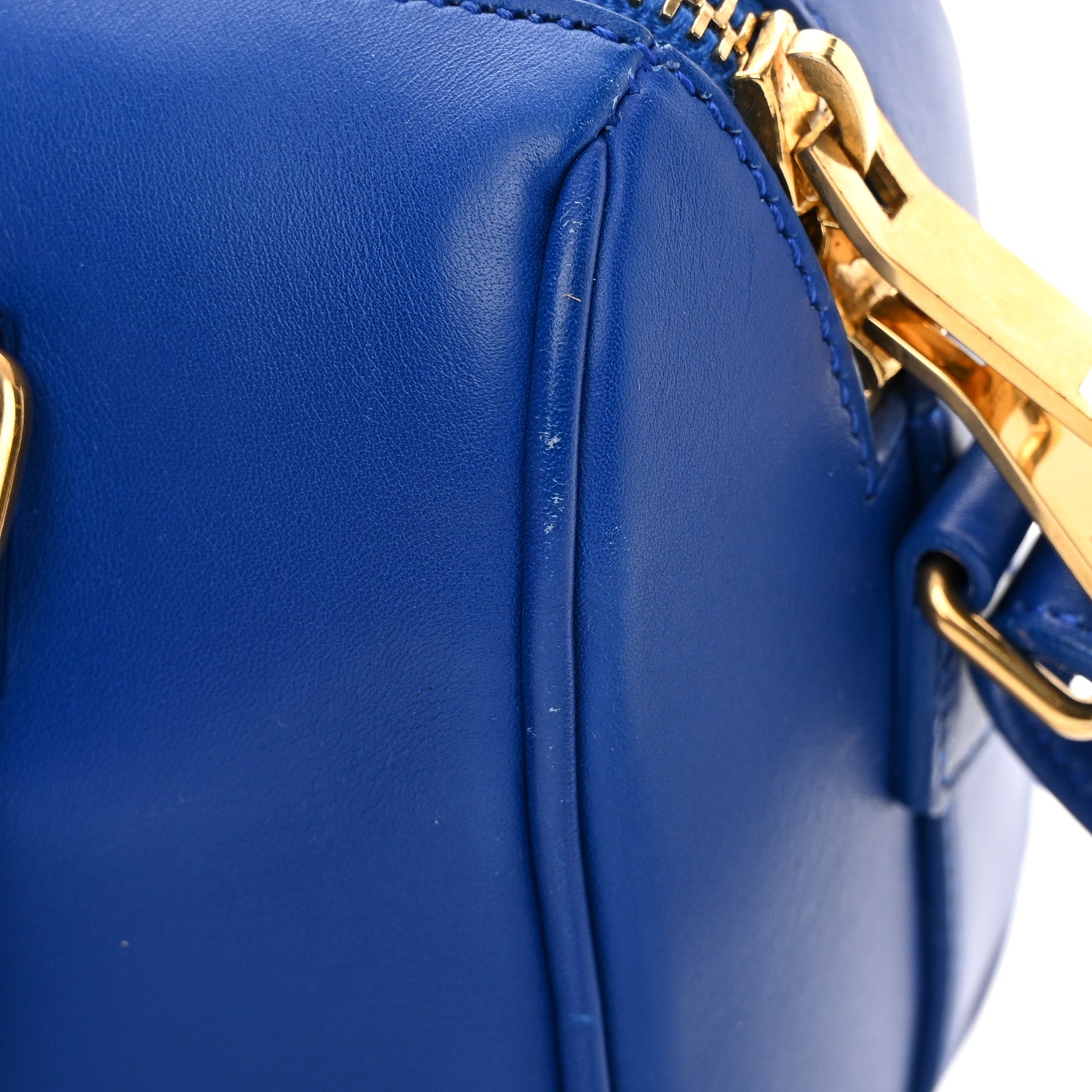 Saint Laurent Calfskin Toy Classic Duffle Blue 18 of 19