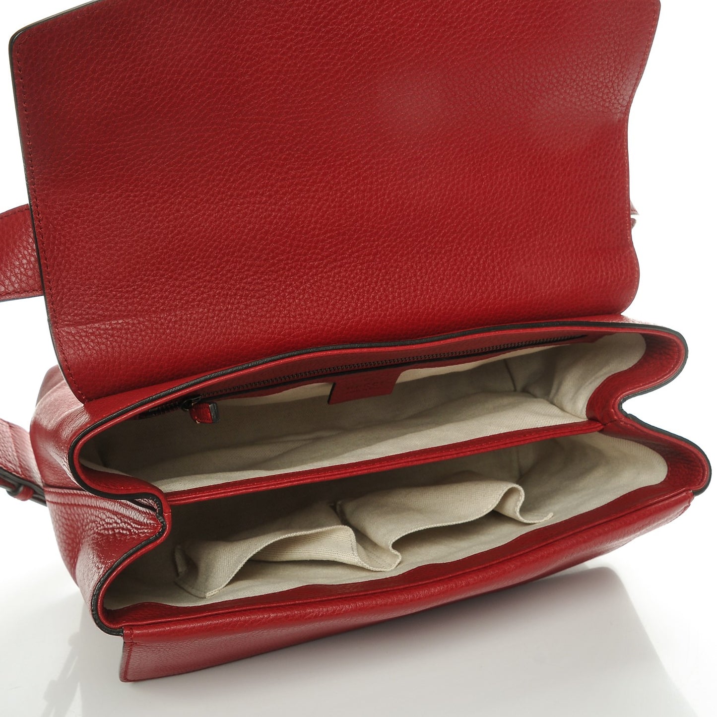 Cellarius Calfskin GG Marmont Shoulder Bag Vulcanic Red