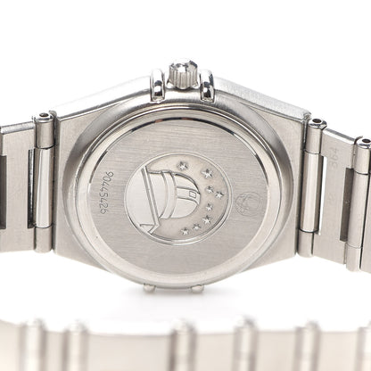 Omega Stainless Steel Diamond Bezel Mother of Pearl 23mm Constellation Quartz Watch Pink 1466.63 6 of 7