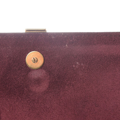 Saint Laurent Calfskin Classic Y Ligne Clutch Bordeaux 8 of 11