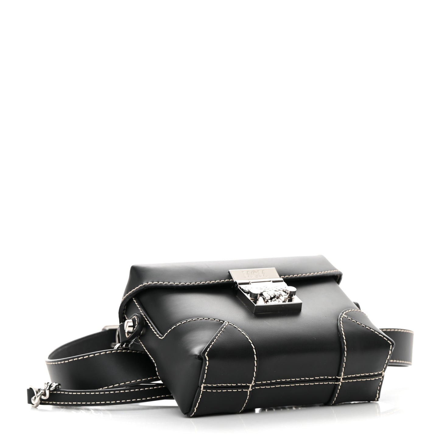 Calfskin Ottomar Monogram Soft Berlin Belt Bag Black