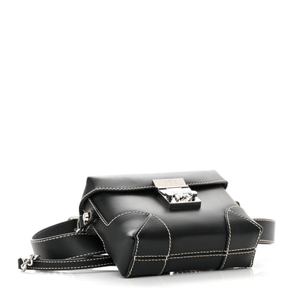 MCM Calfskin Ottomar Monogram Soft Berlin Belt Bag Black 4 of 13