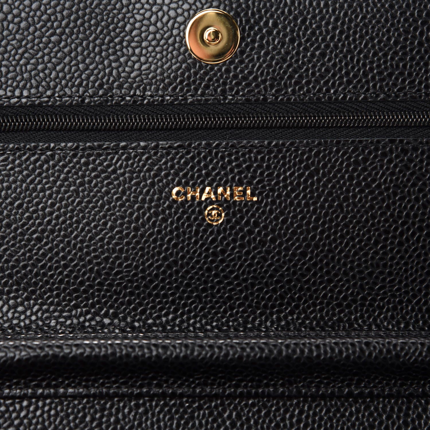 Chanel Caviar Quilted Wallet On Chain WOC Black 8 of 12